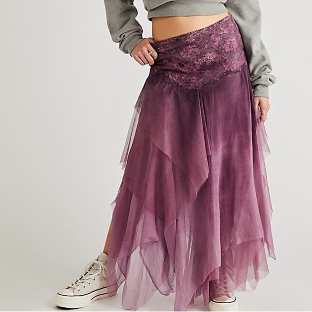Brenda Knight for Free People Fairy Chiffon Tulle Skirt